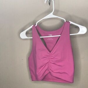 JoyLab bubblegum pink sports bra - small